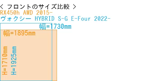 #RX450h AWD 2015- + ヴォクシー HYBRID S-G E-Four 2022-
